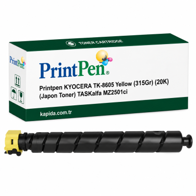 Printpen KYOCERA TK-8605 Yellow (315Gr) (20K) (Japon Toner) TASKalfa MZ2501ci