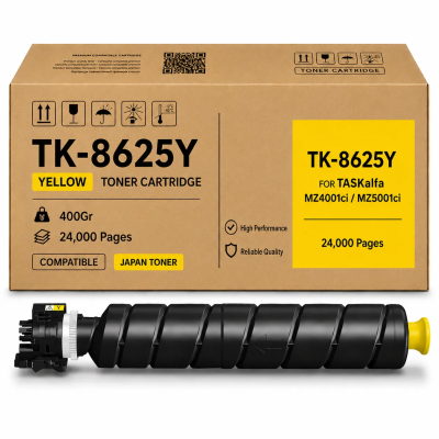 Printpen KYOCERA TK-8625 Yellow (400Gr) (24K) (Japon Toner) TASKalfa MZ4001ci MZ5001ci