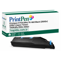 Printpen Kyocera Tk-865 Black (250Gr) (20K) (Japon Toner) Taskalfa 250Ci 300Ci