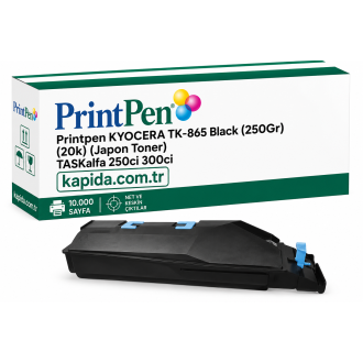 Printpen KYOCERA TK-865 Black (250Gr) (20k) (Japon Toner) TASKalfa 250ci 300ci