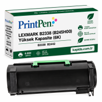 Printpen Lexmark B2338 (B245H00) Yüksek Kapasite (6K) B2338 B2442 Toner