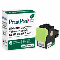 Printpen Lexmark Cs/Cx 317 Sarı (71B50Y0) Cs317 Cs417 Toner