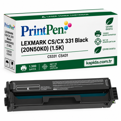 Printpen LEXMARK CS/CX 331 Black (20N50K0) (1.5K) CS331 CS431 Toner