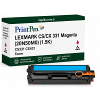 Printpen Lexmark Cs/Cx 331 Kırmızı (20N50M0) (1.5K) Cs331 Cs431 Toner