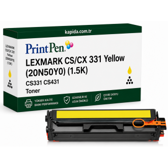 Printpen LEXMARK CS/CX 331 Yellow (20N50Y0) (1.5K) CS331 CS431 Toner Printpen LEXMARK CS/CX 331 Yellow (20N50Y0) (1.5K) CS331 CS431 Toner