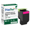 Printpen Lexmark Cs/Cx 417 Kırmızı (71B5Hm0) (3,5K) Cs417 Cs517 Toner