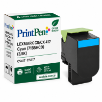 Printpen Lexmark Cs/Cx 417 Mavi (71B5Hc0) (3,5K) Cs417 Cs517 Toner