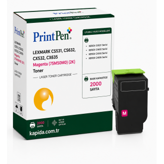 PRINTPEN LEXMARK CS531, CS632, CX532, CX635  Magenta (75M50M0) (2K) Toner