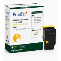 PRINTPEN LEXMARK CS531, CS632, CX532, CX635  Yellow (75M50Y0) (2K) Toner