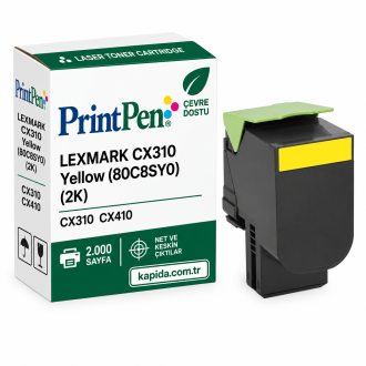 Printpen LEXMARK CX310 Yellow (80C8SY0) (2K) CX310 CX410 Toner Printpen LEXMARK CX310 Yellow (80C8SY0) (2K) CX310 CX410 Toner