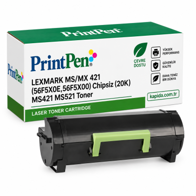 Printpen LEXMARK MS/MX 421 (56F5X0E,56F5X00) Chipsiz (20K) MS421 MS521 Toner