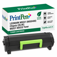 Printpen Lexmark Ms531 (66S5H00) Chipsiz (28.4K) Ms531 Mx532 Toner