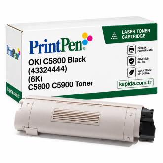 Printpen OKI C5800 Black (43324444) (6K) C5800 C5900 Toner