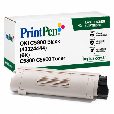 Printpen OKI C5800 Black (43324444) (6K) C5800 C5900 Toner