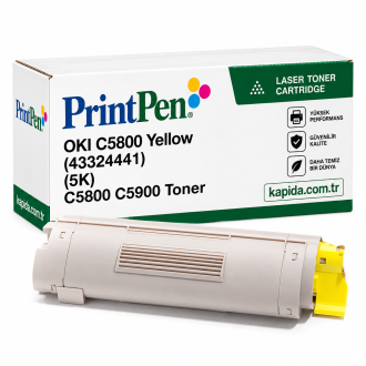 Printpen OKI C5800 Yellow (43324441) (5K) C5800 C5900 Toner
