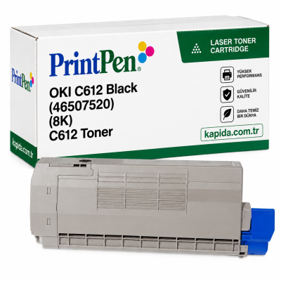 Printpen OKI C612 Black (46507520) (8K) C612 Toner