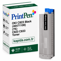 Printpen OKI C823 Black (46471108) (7K) C823 C833 Toner