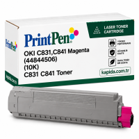 Printpen OKI C831,C841 Kırmızı (44844506) (10K) C831 C841 Toner