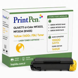 PRINTPEN OLIVETTI d-Color MF3533, MF3534 (B1455) Yellow (160Gr./10k) Toner