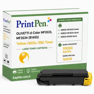 PRINTPEN OLIVETTI d-Color MF3533, MF3534 (B1455) Yellow (160Gr./10k) Toner