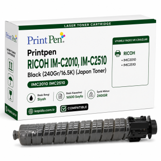 PRINTPEN RICOH IM-C2010, IM-C2510 Black (240Gr/16.5K) (Japon Toner) IMC2010 IMC2510