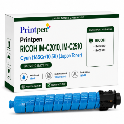 Ricoh IM-C2010 Mavi Muadil Toner - IMC2010, IMC2510 uyumlu
