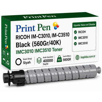 Printpen Ricoh IM-C3010, IM-C3510 Black (560Gr/40K) IMC3010 IMC3510 Toner