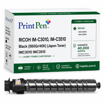 Printpen Ricoh IM-C3010, IM-C3510 Black (560Gr/40K) (Japon Toner) IMC3010 IMC3510