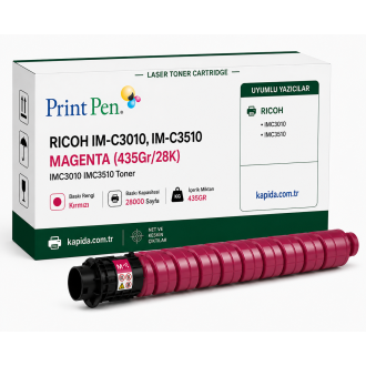 Printpen Ricoh IM-C3010, IM-C3510 Kırmızı (435Gr/28K) IMC3010 IMC3510 Toner