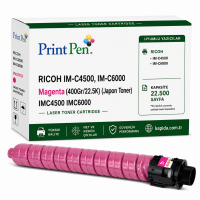 Printpen Ricoh IM-C4500, IM-C6000 Kırmızı (400Gr/22.5K) (Japon Toner) IMC4500 IMC6000