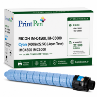 Printpen Ricoh IM-C4500, IM-C6000 Mavi (400Gr/22.5K) (Japon Toner) IMC4500 IMC6000
