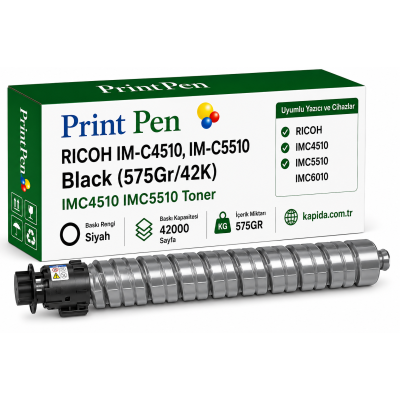 Ricoh IM-C4510 Siyah Muadil Toner - IMC4510, IMC5510, IMC6010 uyumlu
