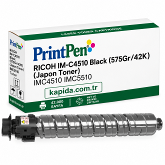 Printpen RICOH IM-C4510 Black (575Gr/42K) (Japon Toner) IMC4510 IMC5510 Printpen RICOH IM-C4510 Black (575Gr/42K) (Japon Toner) IMC4510 IMC5510