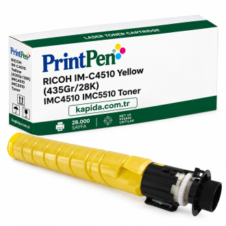 Printpen RICOH IM-C4510 Yellow (435Gr/28K) IMC4510 IMC5510 Toner Printpen RICOH IM-C4510 Yellow (435Gr/28K) IMC4510 IMC5510 Toner