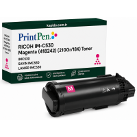 Printpen Ricoh IM-C530 Kırmızı (418242) (210Gr/18K) IMC530 ; Savin IMC530 ; Lanier IMC530 Toner