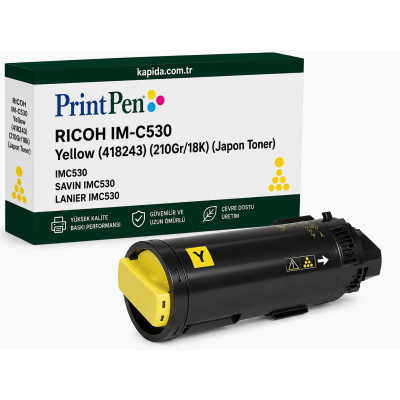 Ricoh IM-C530 Sarı Muadil Toner - IMC530 uyumlu