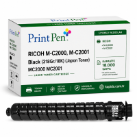 Printpen Ricoh M-C2000, M-C2001 Black (318Gr/18K) (Japon Toner) MC2000 MC2001