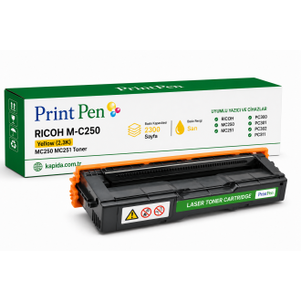 Printpen Ricoh M-C250 Sarı (2.3K) MC250 MC251 Toner