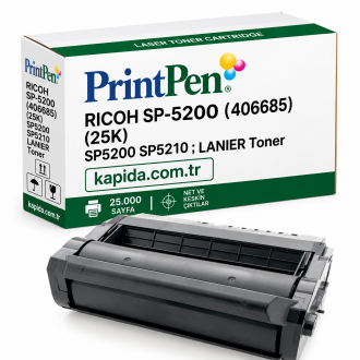 Printpen Ricoh SP-5200 (406685) (25K) SP5200 SP5210 ; Lanier Toner