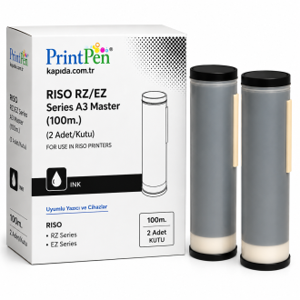Printpen Riso Rz/Ez Series A3 Master (100m.) (2 Adet/Kutu) Rz Series Ez Series Mürekkep