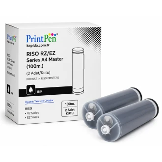 Printpen Riso Rz/Ez Series A4 Master (100M.) (2 Adet/Kutu) Rz Series Ez Series Mürekkep