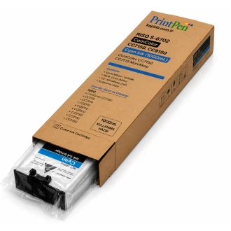 Printpen Riso S-6702 > Comcolor Cc7150, Cc9150 Mavi Ink (1000Ml.) Comcolor Cc7150 Cc7110 Mürekkep