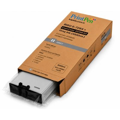 Riso S-7284 Gri Muadil Mürekkep - ComColor GD9630, GD9631, GD7330 uyumlu