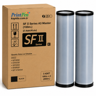 Printpen Riso Sf-Ii Series A3 Master (100m.) (2 Adet/Kutu) SF5030 SF5230 Mürekkep