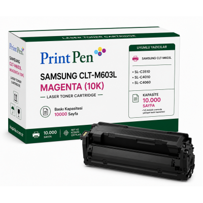 Samsung CLT-M603L Kırmızı Muadil Toner - SL-C3510, SL-C4010, SL-C4060 uyumlu