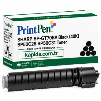 Printpen Sharp BP-GT70BA Black (40K) BP50C26 BP50C31 Toner