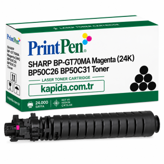 Printpen Sharp BP-GT70MA Kırmızı (24K) BP50C26 BP50C31 Toner
