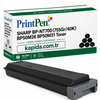 Printpen Sharp BP-NT700 (755Gr/40K) BP50M26 BP50M31 Toner
