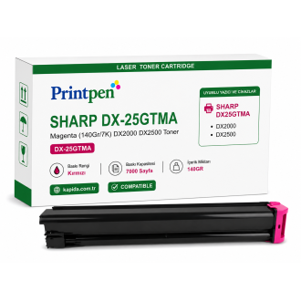PRINTPEN SHARP DX-25GTMA Magenta (140Gr/7K) DX2000 DX2500 Toner