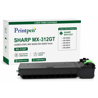 PRINTPEN SHARP MX-312GT (428Gr/25K) MX M260 MX M264 Toner